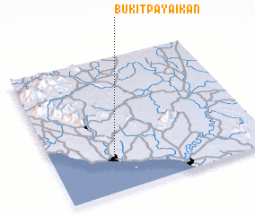 3d view of Bukit Paya Ikan