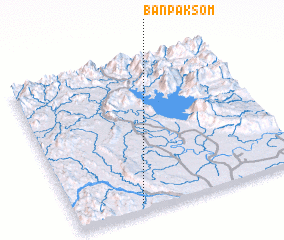 3d view of Ban Pak Som