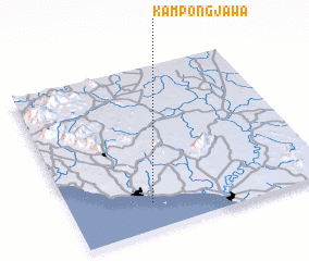 3d view of Kampong Jawa