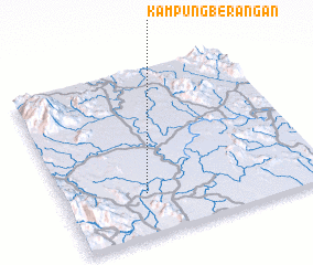 3d view of Kampung Berangan