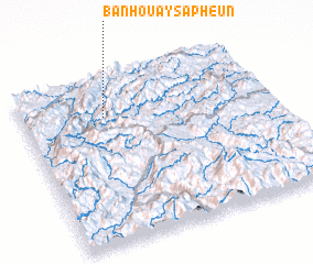 3d view of Ban Houay Sa Pheun