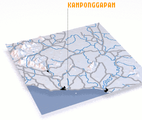 3d view of Kampong Gapam