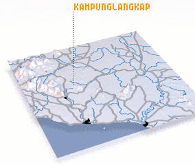 3d view of Kampung Langkap