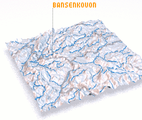 3d view of Ban Sèn Kouon