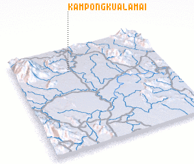 3d view of Kampong Kuala Mai