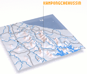 3d view of Kampong Che\