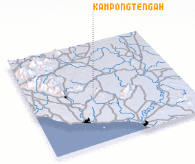 3d view of Kampong Tengah