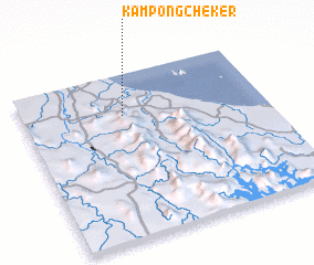 3d view of Kampong Cheker