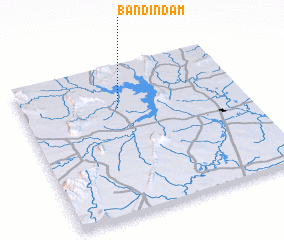 3d view of Ban Din Dam