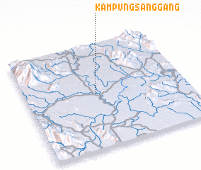 3d view of Kampung Sanggang