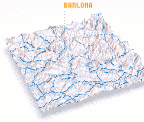 3d view of Bản Ló Ma