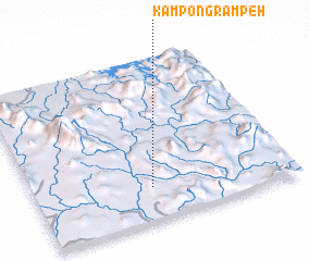 3d view of Kampong Rampeh