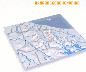 3d view of Kampong Gong Kemuning