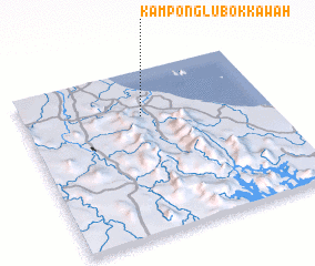 3d view of Kampong Lubok Kawah