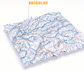 3d view of Ban Ba Lôm