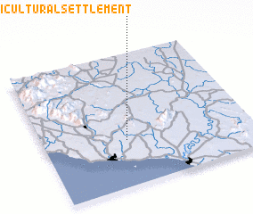 3d view of Kemendore Agricultural Settlement