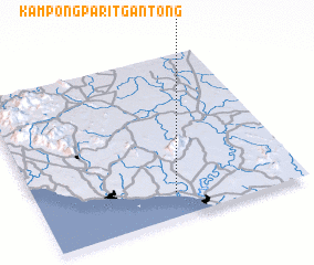 3d view of Kampong Parit Gantong