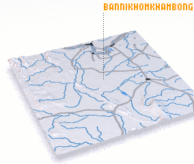 3d view of Ban Nikhom Kham Bong