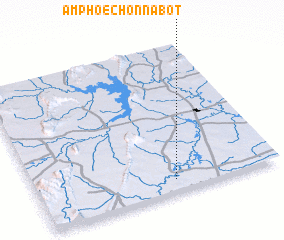 3d view of Amphoe Chonnabot