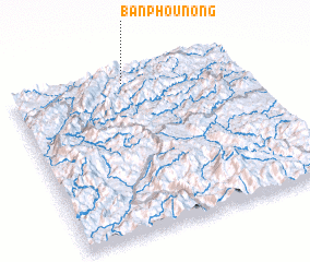 3d view of Ban Phou Nong