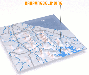 3d view of Kampung Belimbing