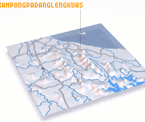 3d view of Kampong Padang Lengkuas