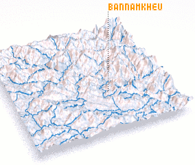 3d view of Bản Năm Kheu