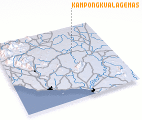 3d view of Kampong Kuala Gemas