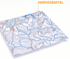 3d view of Kampung Bantal