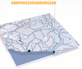 3d view of Kampong Sungai Ranggam