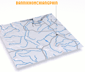 3d view of Ban Nikhom Chiang Phin