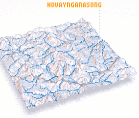 3d view of Houay Nga Na Song