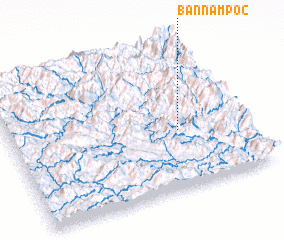 3d view of Bản Nằm Pốc