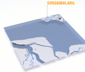 3d view of Sungai Balang