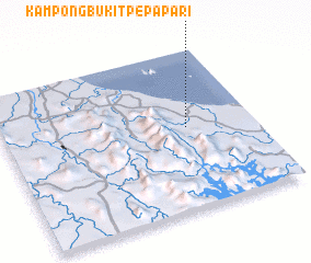 3d view of Kampong Bukit Pepapari