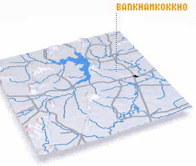 3d view of Ban Kham Kok Kho