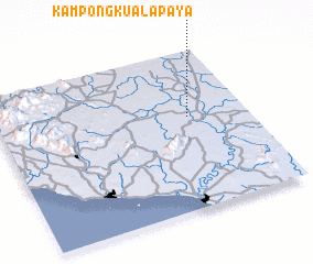 3d view of Kampong Kuala Paya