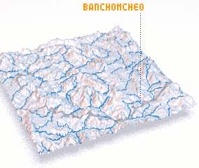 3d view of Ban Chomchèo