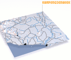 3d view of Kampong Serakek