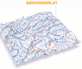 3d view of Ban Pounghinlat