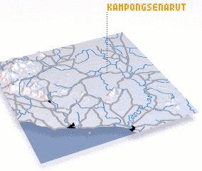 3d view of Kampong Senarut