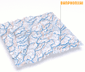 3d view of Ban Phônxai