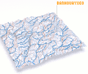 3d view of Ban Houayxèo