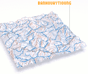 3d view of Ban Houay Tioung