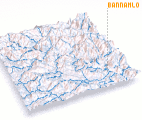 3d view of Bản Nằm Lò