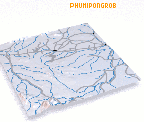 3d view of Phumĭ Pôngrô (1)