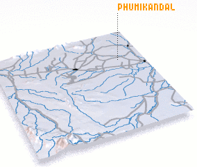 3d view of Phumĭ Kândal