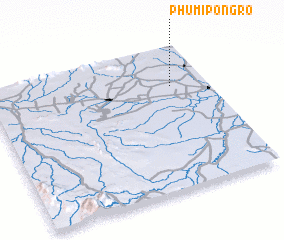 3d view of Phumĭ Pôngrô