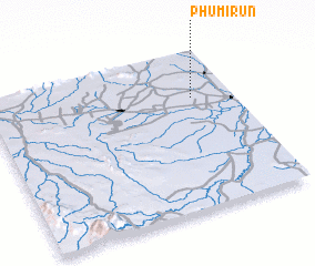 3d view of Phumĭ Rŭn