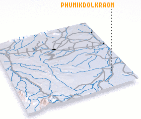 3d view of Phumĭ Kdŏl Kraôm